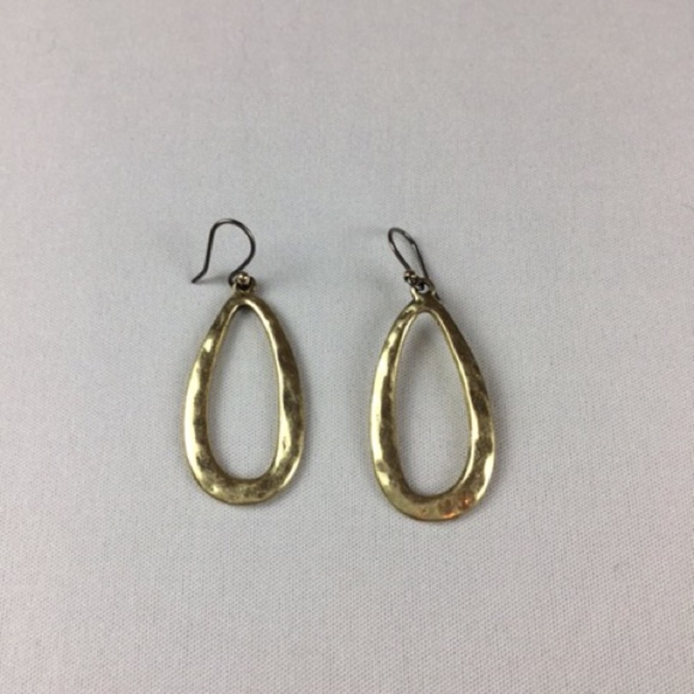 Gold Tone Drop Earrings